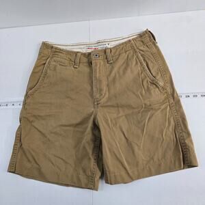 American Eagle chino shorts longer length‎ Vintage Y2K mens 32 brown beige 6489